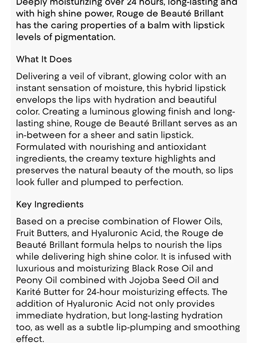 Gucci Rouge de Beauté Brilliant Shine Glow & Care Lipstick — Emmy Petal